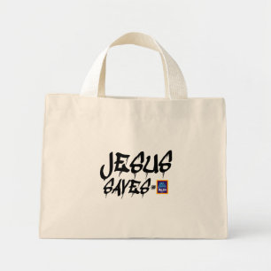 Aldi "Jesus saves" tote bag