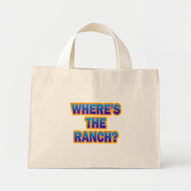 Aldi Where's the ranch Tote bag (Front)