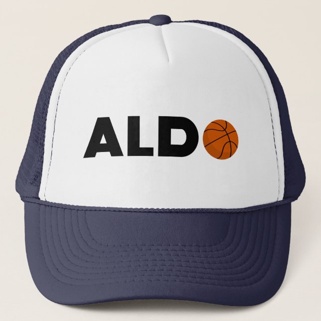 Aldo Basketball Trucker Hat (Front)