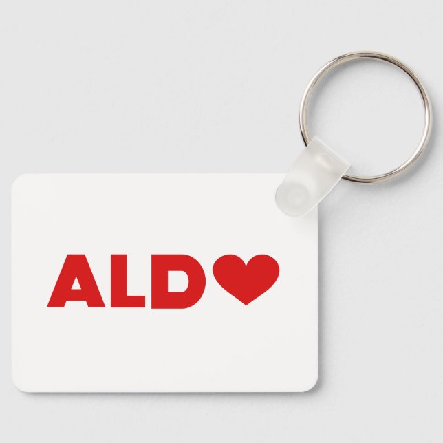 Aldo Love Key Ring (Front)