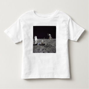 Aldrin Looks Back at Tranquillity Base Toddler T-Shirt