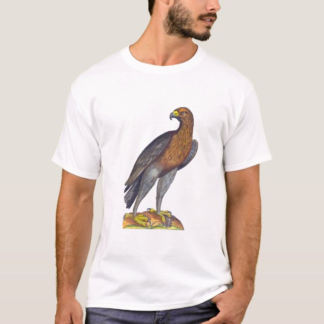 Aldrovandi Bird of Prey, Hawk or Eagle T-Shirt (Front)