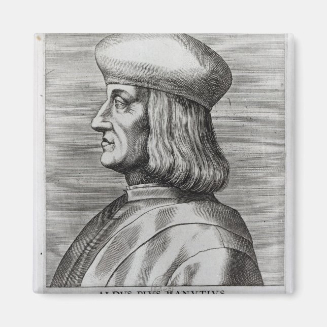 Aldus Manutius Magnet (Front)