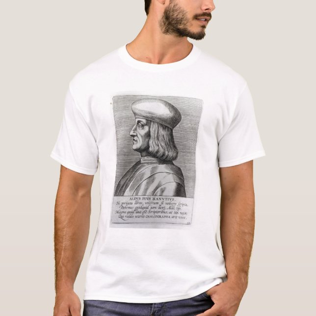 Aldus Manutius T-Shirt (Front)