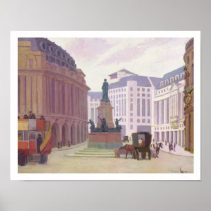 Aldwych (oil on canvas) poster