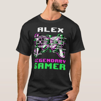 Ale  Legendary Gamer  Personalised  T-Shirt