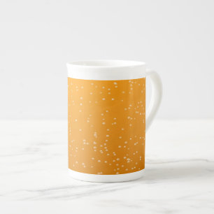 Ale with Tiny Bubbles Background Art Bone China Mug