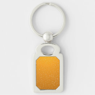 Ale with Tiny Bubbles Background Art Key Ring