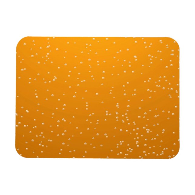 Ale with Tiny Bubbles Background Art Magnet (Horizontal)