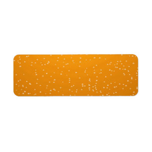 Ale with Tiny Bubbles Background Art Return Address Label