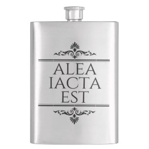 Alea Iacta Est Hip Flask