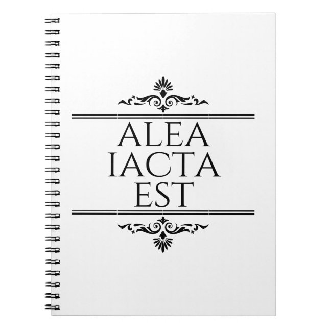 Alea Iacta Est Notebook (Front)
