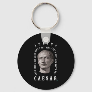 Alea Iacta Est - The Die Is Cast Latin Julius Caes Key Ring