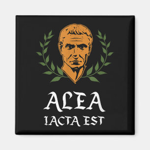 Alea Iacta Est - The Die Is Cast Latin Julius Caes Magnet