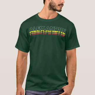 Aleandre First Name Funny Vintage Sunset funny T-Shirt