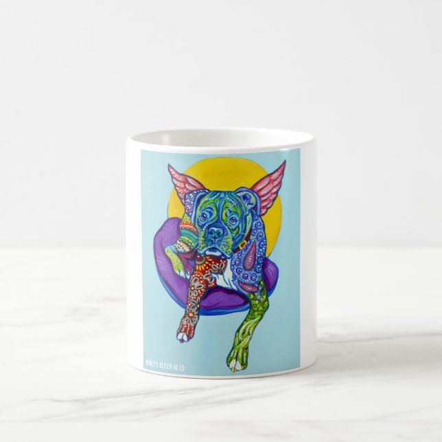 Alebrijes Boxer Dog Mug (Center)