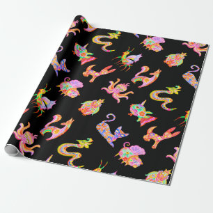 Alebrijes wrapping paper