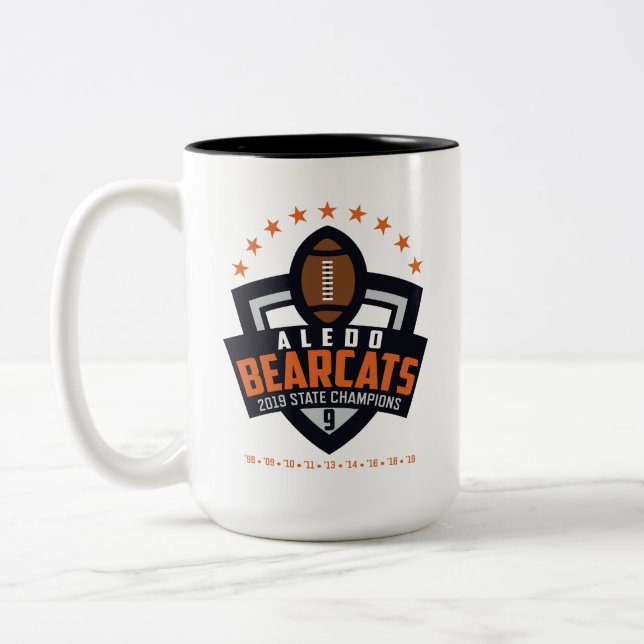 Aledo Bearcat 2019 State Champions_2 - 15oz. Mug (Left)