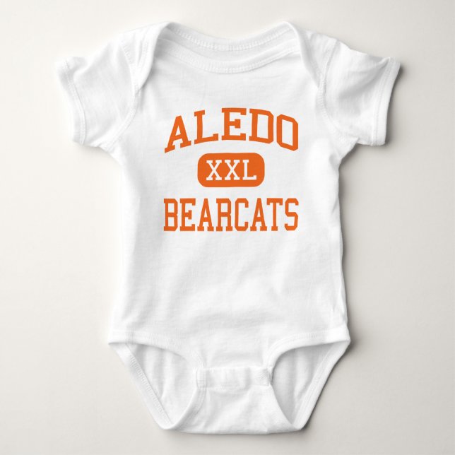 Aledo - Bearcats - Aledo High School - Aledo Texas Baby Bodysuit (Front)