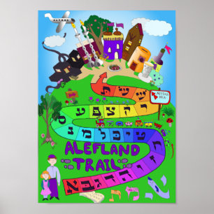 Alef Land Trail Poster/Game Poster