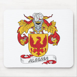 Alegria Family Crest Mouse Pad