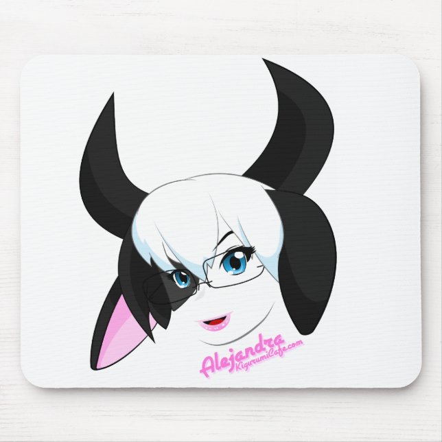Alejandra "Cow"pad Mouse Pad (Front)