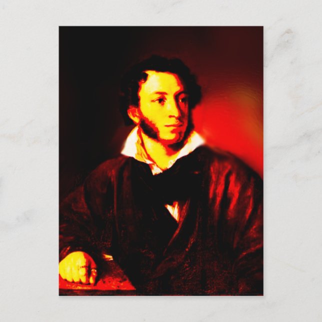 Aleksandr Pushkin Postcard (Front)