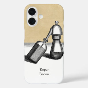 Alembic Flask of Roger Bacon iPhone 16 Case
