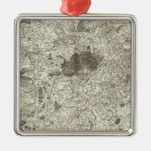 Alencon Metal Tree Decoration