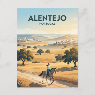 Alentejo Countryside Portugal Postcard