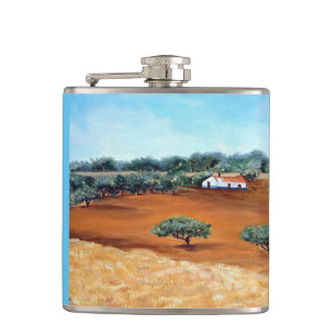 Alentejo in Portugal site Hip Flask