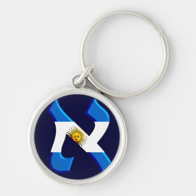 Aleph Argentia.png Key Ring (Front)