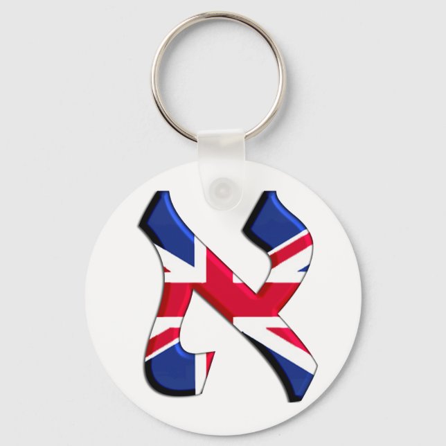 Aleph Uk.png Key Ring (Front)