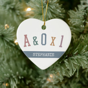 Alert and Orientated to Person A&OX1 Nurse Custom Ceramic Ornament