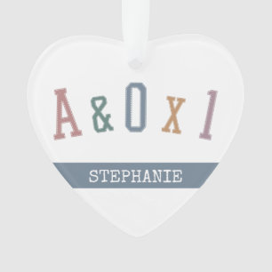 Alert and Orientated to Person A&OX1 Nurse Custom Ornament
