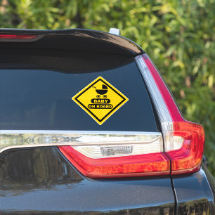 Alert - Baby on Board Safety Sticker