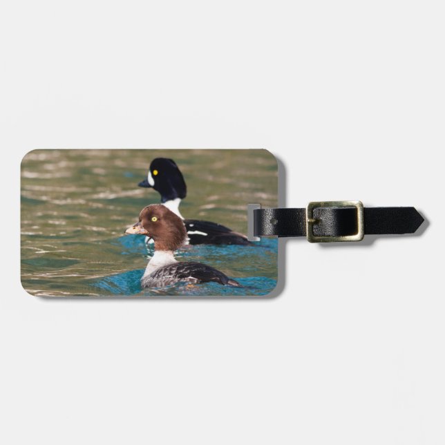 Alert Goldeneye Luggage Tag (Front Horizontal)