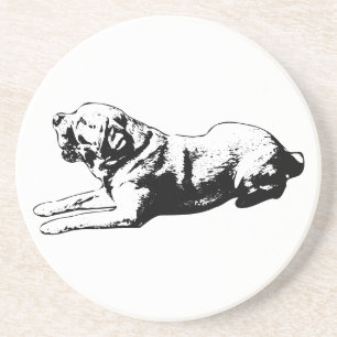 Alert in Stillness – Table Art Coaster