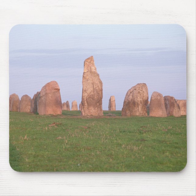 Ales Stenar 'ship setting' stone circle Mouse Pad (Front)