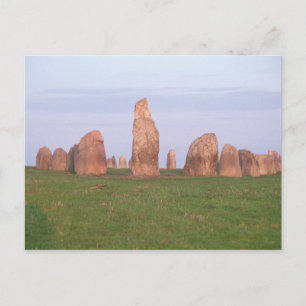 Ales Stenar 'ship setting' stone circle Postcard