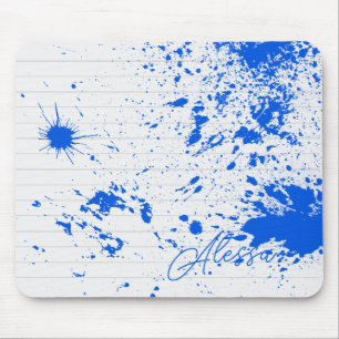 Alessa Name Template - Crazy Inkblots Mouse Pad