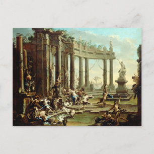 Alessandro Magnasco Bacchanale Postcard