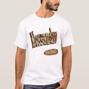 Alessandro, Name, Logo Made With Pizza, T-Shirt