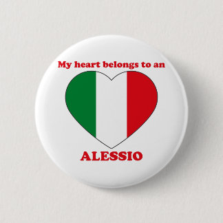Alessio 6 Cm Round Badge