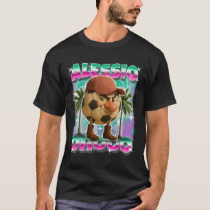 Alessio Italian-brainrot Footbyll Or Soccer Charac T-Shirt