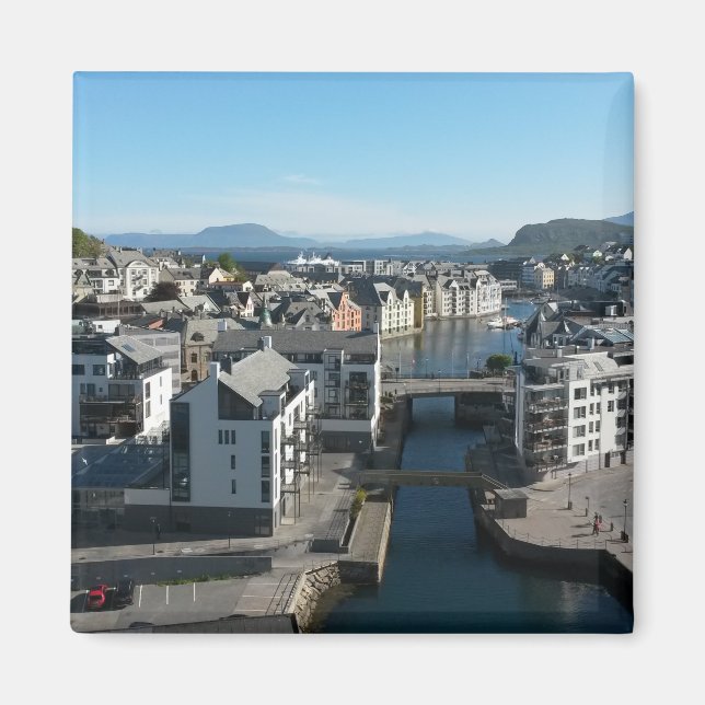 Alesund, Norway Magnet (Front)