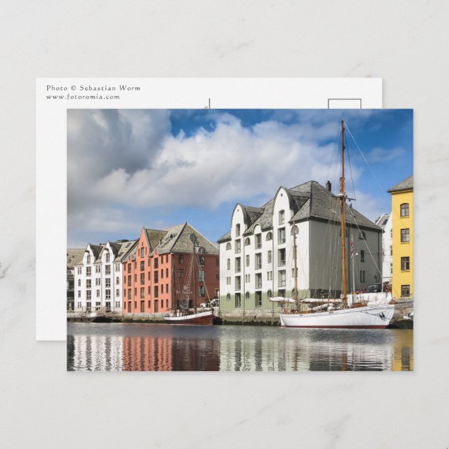 Alesund Norway Postcard (Front/Back)
