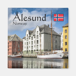 Alesund Norway Souvenir Magnet