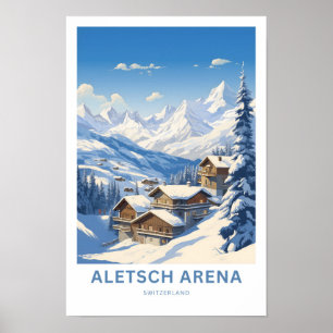 Aletsch Arena Switzerland Travel Print