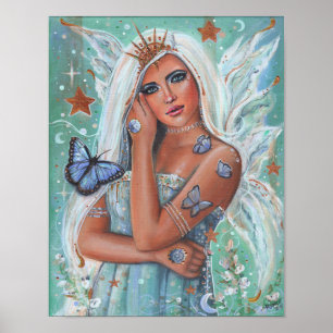 Aletta goddess fairy by Renee Lavoie  Poster